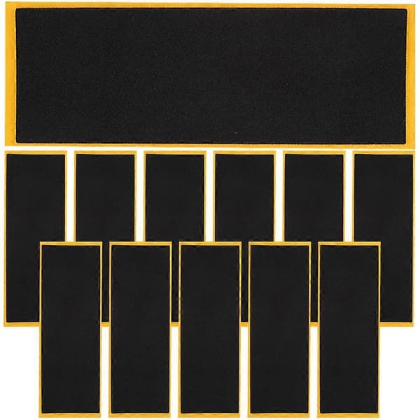 12 stk. griptape til fingerboard, skumgriptape til fingerboard, skateboard skumgriptape