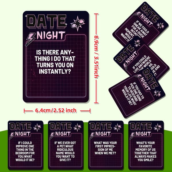 100 interaktive kort til par-dateaftener, essentielle spilkort til par-dates