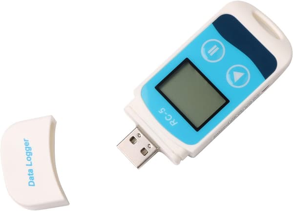 Rungao USB Vanntett Termometer Temperaturmåler Data Logger RC-5 Intern Opptaker Sensorverktøy