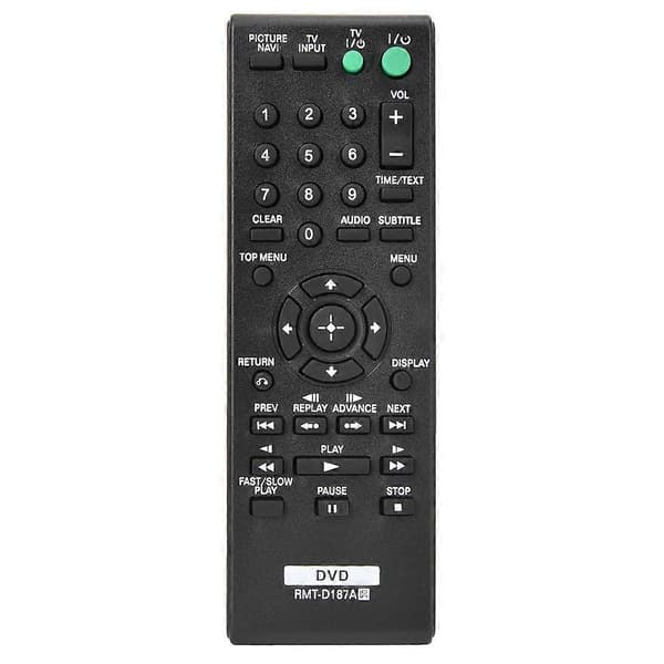 Sony RMT-D187A DVD Erstatningsfjernkontroll