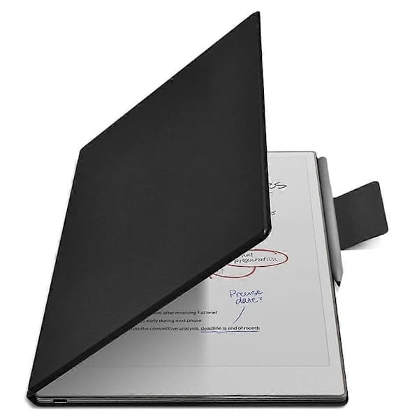 Magnetiskt skyddsfodral för ReMarkable Paper Pro PC+PU läder surfplatta med pennfack