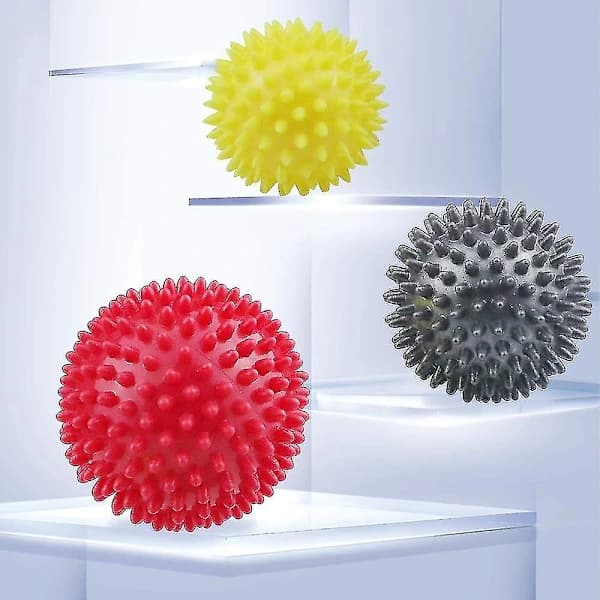 3 holdbare pindsvineformede massagebolde.