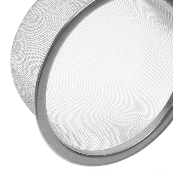 4 stk. tefilter i rustfrit stål, holdbart tesigte, hjemmetesigte, teinfuser
