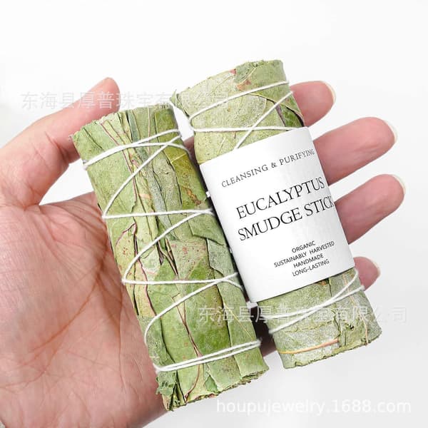 2 stk. 4-tommers naturlig eukalyptus aromaterapi-pind