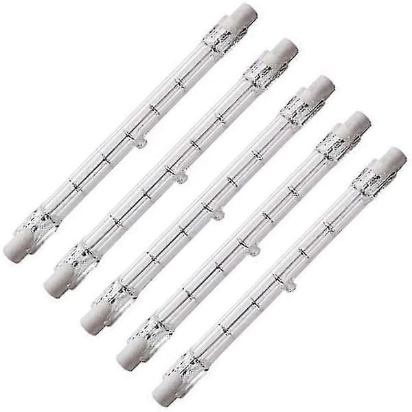 (NY) 5 stk. belysning 1000w halogen R7s energibesparende lineær halogen flomlys sikkerhetslyspærer J189