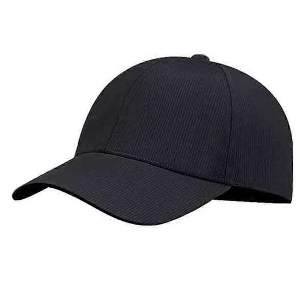 Fiberoptisk LED-kasket 7 farver lysende baseballkasket USB-genopladelig lysende hat til fester og events black