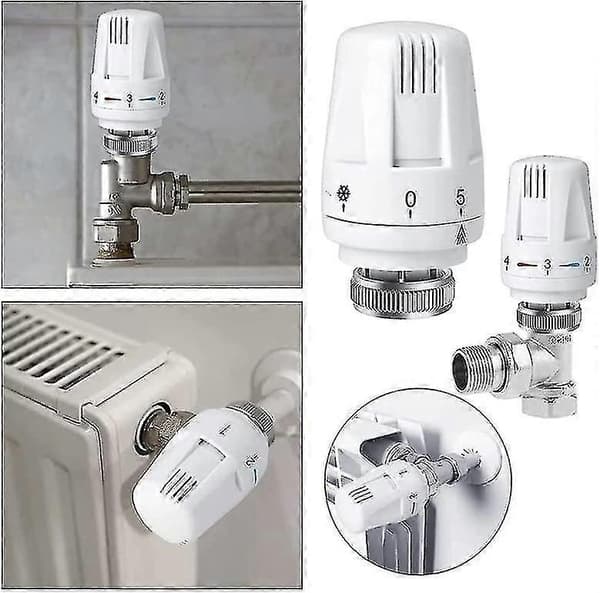 (NY) Termostathode 4 stk Termostat M 30 X 1.5 Radiatorventil Erstatningshode Med Frostbeskyttelsesposisjon