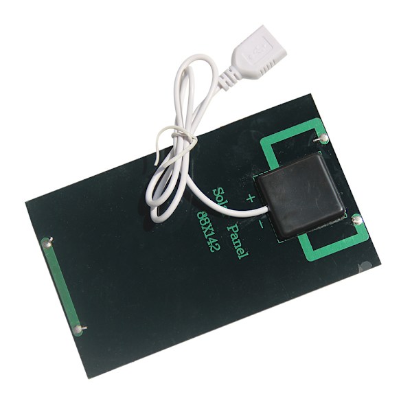 2W 5V Solpanel Solcellsladdningspanel DIY Solladdare 88X142MM