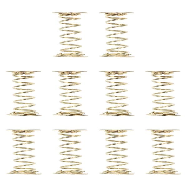 10 st instrumentbräda leksaksbaser dockfjäderbaser skakhuvud dockbaser DIY docktillbehör