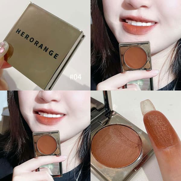 2-i-1 Läpp- och Kindkräm Makeup, Sammetmatt Rouge för Daglig Ansiktsmakeup