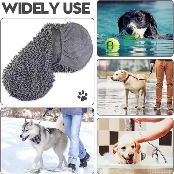 Store absorberende håndklæder til katte, badehåndklæder til hunde, tæpper og små hunde.