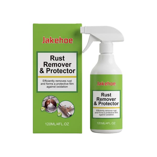 NY 120ml/boks 2-i-1 Rustfjerner Spray renser rustflekker på kjøkkenutstyr, rustfrie stålrør, og vil ikke skade malingen.