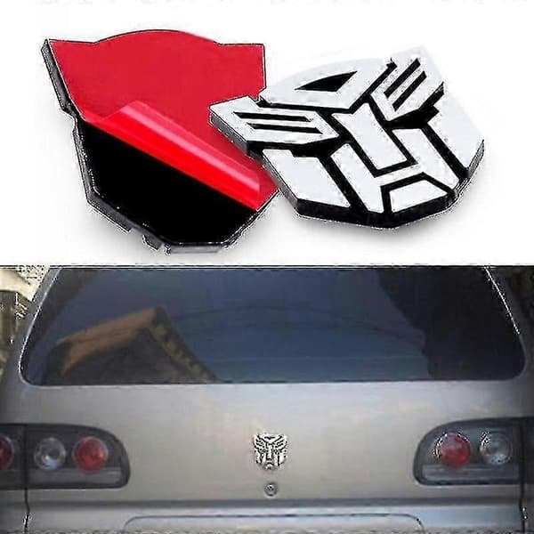 3d-logotypsskydd Autobot Transformers Emblem Badge Graphics Dekal Bilsticker Decepticons