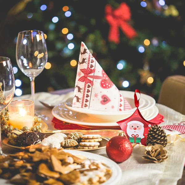 16 st julgodisaskar, julklappslåda