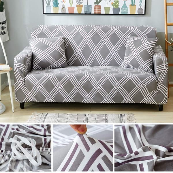 Sofa Betræk, Elastisk Sofa Betræk 2-Sæders Skridsikker Sofa Betræk