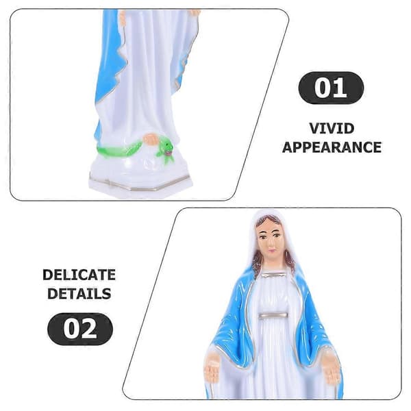 Jomfru Maria Statue Katolsk Jomfru Maria Figur Jomfru Maria Statue Figur Katolsk Gave