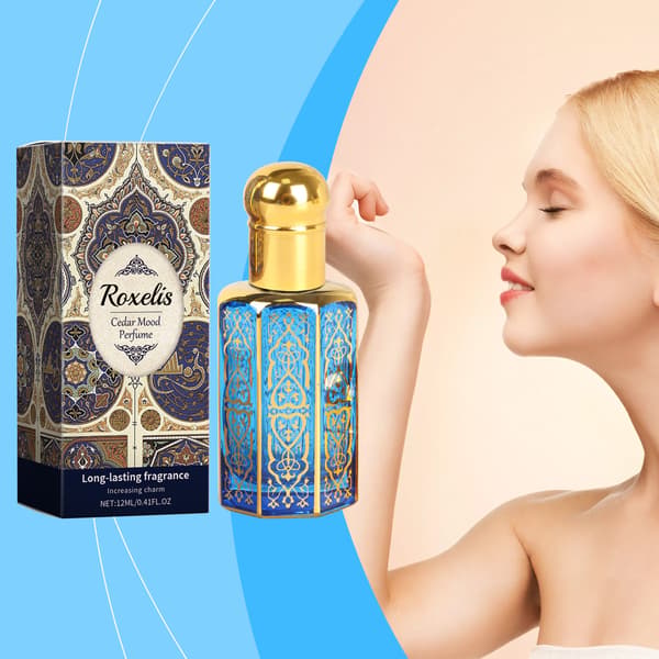 NY 12ml/box Cederträ Parfym i Arabisk Stil - Mild och Långvarig Doft, Charmig Elegant Doft, Bärbar Dejtparfym