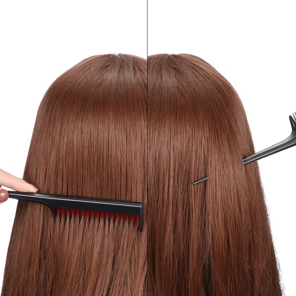 Metallkam med fine tenner for styling