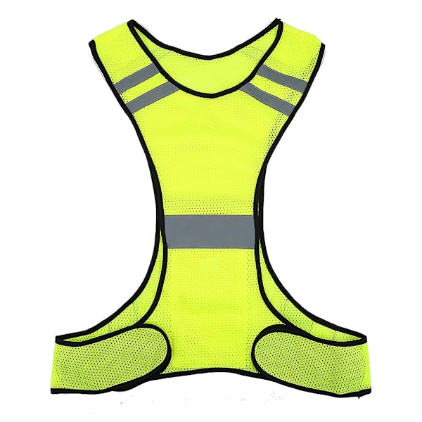 Reflexväst - Hög Synlighet Säkerhetskläder för Kvällslöpning (Lime)