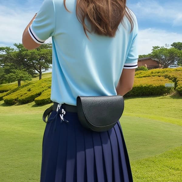 Midjeveske for golfavstandsmåler, et allsidig og uformelt golftilbehør. white