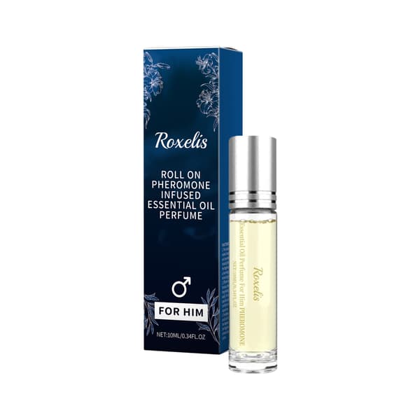10 ml/låda Herr Roll-on Parfym - Fräsch, Naturlig, Lätt, Långvarig, Bärbar, Elegant Roll-on Design