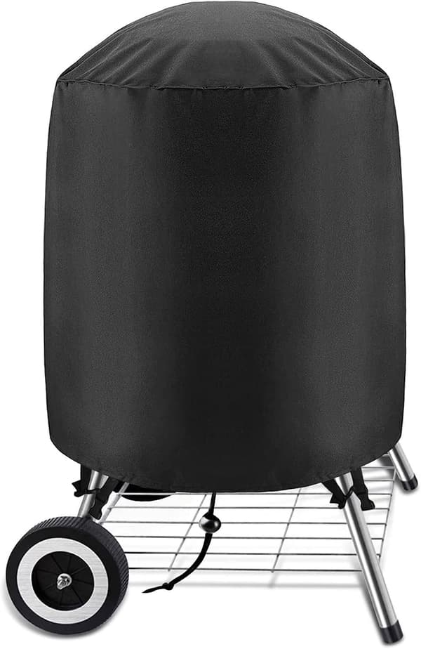 Pyöreä BBQ-kansi, Grillin suojakansi, Puutarhahiiligrilli 70×70cm