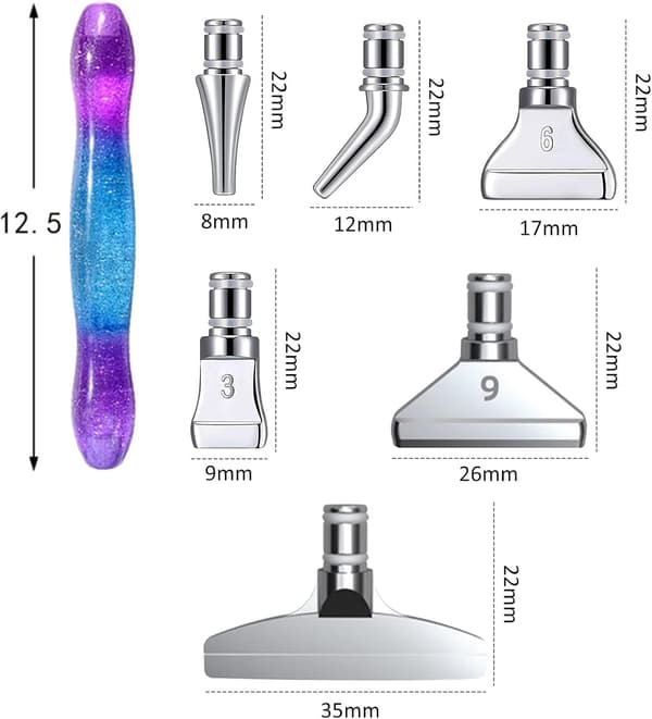 Diamantmaling Pen Sæt, DIY Diamantmaling Pen Tilbehør og Værktøjer