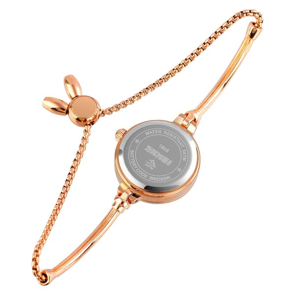 Dameur Analog Quartzur Indlagt Diamantarmbånd