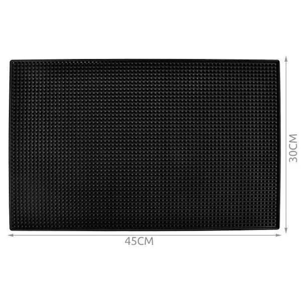 Lautasen alusta 45 x 30 cm Musta