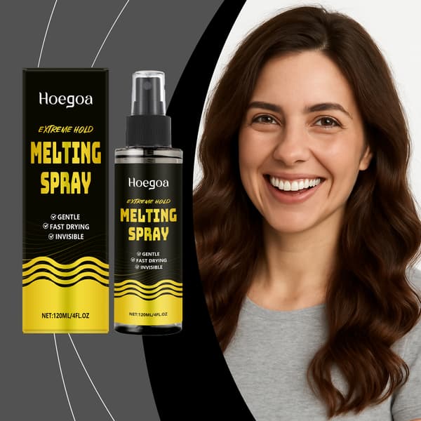 120 ml/låda Lace Wig Spray - Bekväm spray för torrt hår, osynlig perukvård, styling och daglig vård