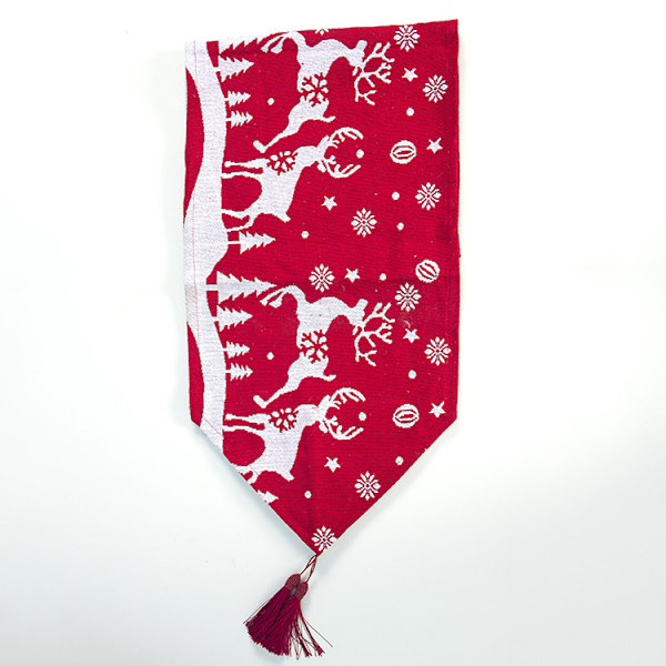 Bordløber rød som gave til julebordpynt