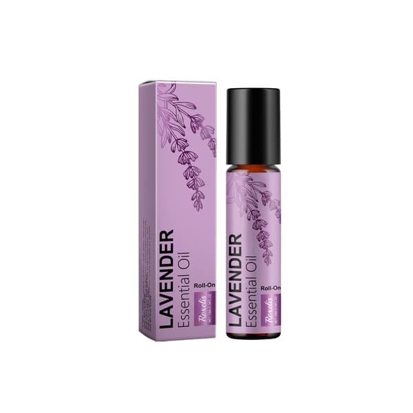 10 ml/låda Lavendel Roll-on Parfymolja - Långvarig, Delikat Lavendeldoft - Romantisk och Fräsch Roll-on Eterisk Olja