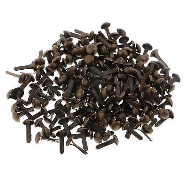3X 200 Sett Metall Bradser Pynt for DIY Kortlaging Julepynt 4,5x8mm