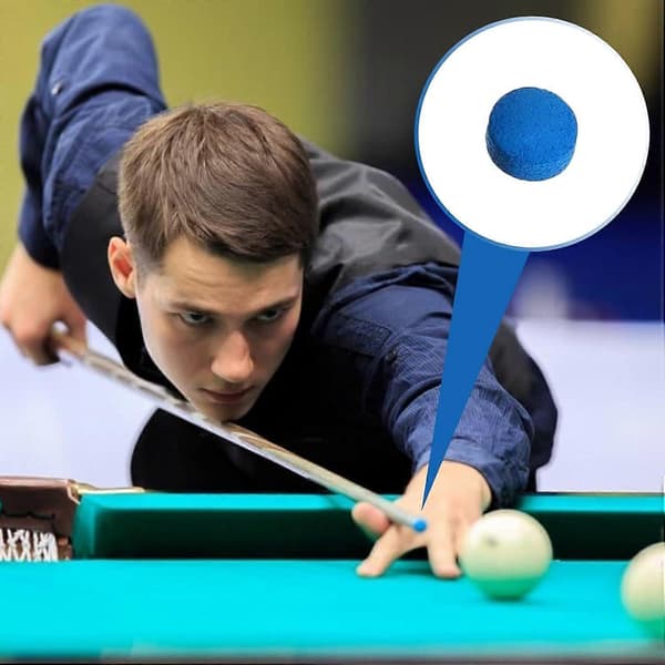 (NY) 25 stk 10 mm biljardkøtupper Snooker-tupper Lær biljardkøtupper Biljardtupper Snooker-køerstatningstupper