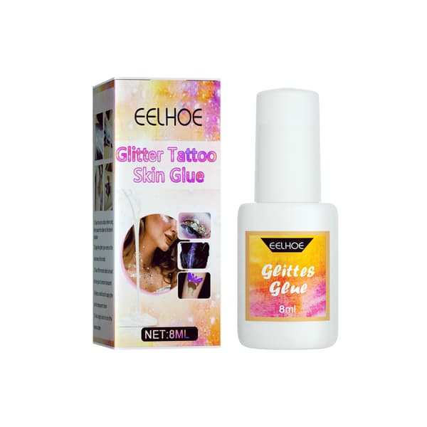 8 ml/ask Glitter Tatuering Hudgel för Ansikte, Kropp, Ögonmakeup och Mer