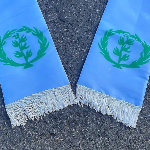 Banner spanduk tilpasset 15x150cm skjerf Eritrea 1952-1962 polyestermateriale
