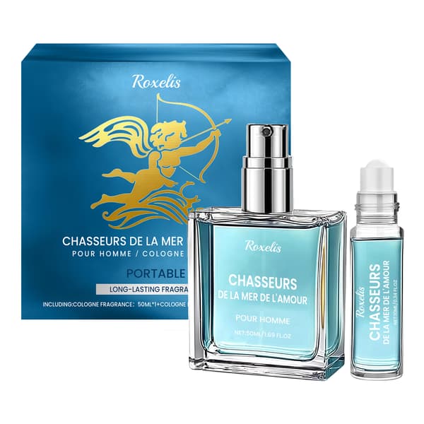 1 set/box med presentförpackning för herrparfym: Fräsch, elegant, långvarig, praktisk roll-on-parfym för dagliga pendlingar.