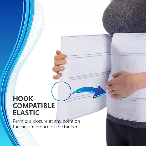 Elastisk formande postpartum magbälte midjestöd 23cm wide M-85CM