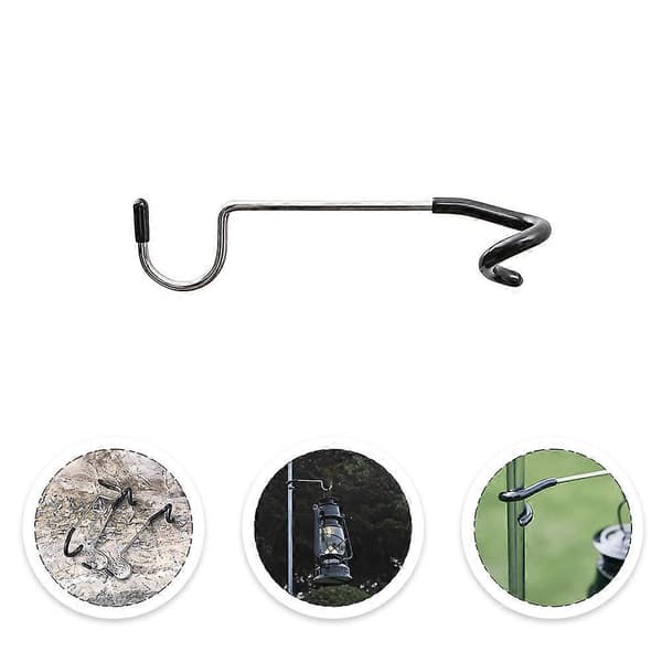 4 kpl Camping Light Hooks Valopylväskoukkuja Telttavalaisinkoukkuja Monipuolinen ripustin