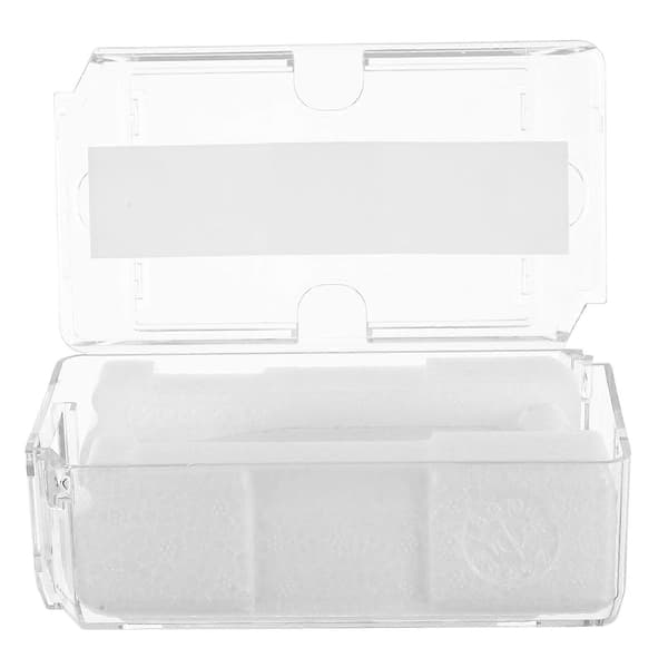 1 st transparent klocklåda klockförvaringslåda robust klockdisplaybehållare