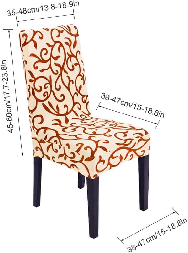 4 stycken stolsöverdrag stretch stolsöverdrag elastiskt stolsöverdrag modernt överdrag elastan stretchöverdrag stretch stolsöverdrag (kaffe + champagne)