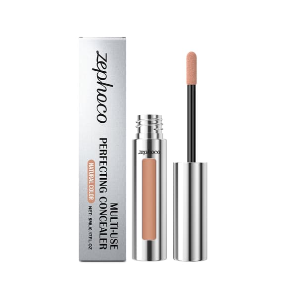 5 ml/ask concealer, lätt och fäster bra, täcker ögonfläckar, återfuktar och ljusar upp, långvarig.
