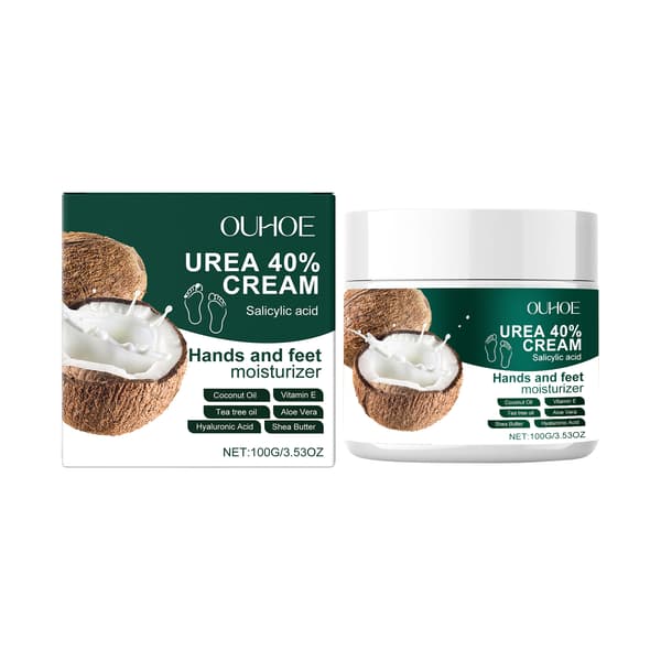 Fotfuktighetskräm (100g/låda) - Återfuktar, exfolierar skonsamt och lindrar torr fothud.