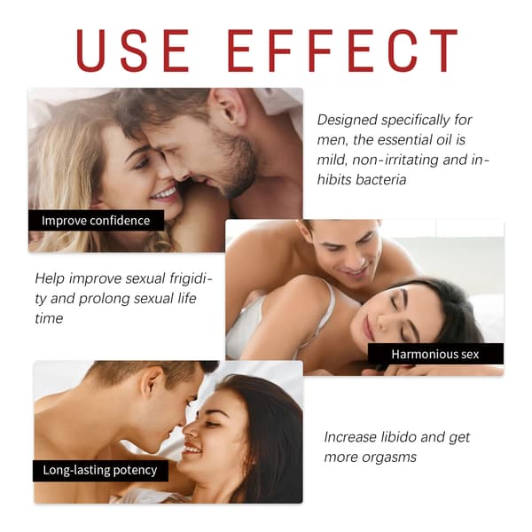 NY 10ml/låda Herrvårdslotion Herrkroppsmassagevård Uthållighet Extern Vård Eterisk Olja