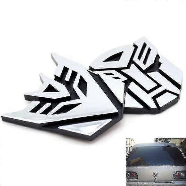 3d-logon suojus Autobot Transformers -emblemimerkki grafiikka tarra autotarra Autobots