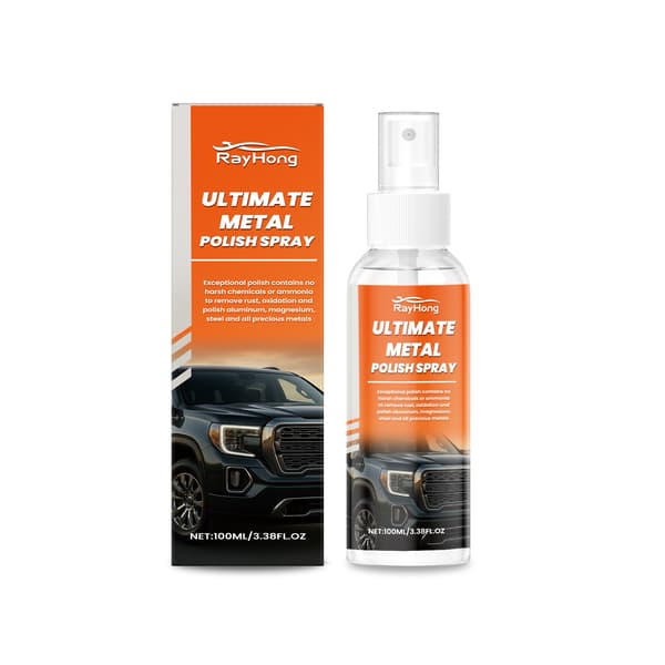 100 ml/boks Rustfjerner for bilmetall - Skånsom rengjøringsmiddel, poleringsmiddel, flekkfjerner, vedlikeholdsmiddel, rusthemmer