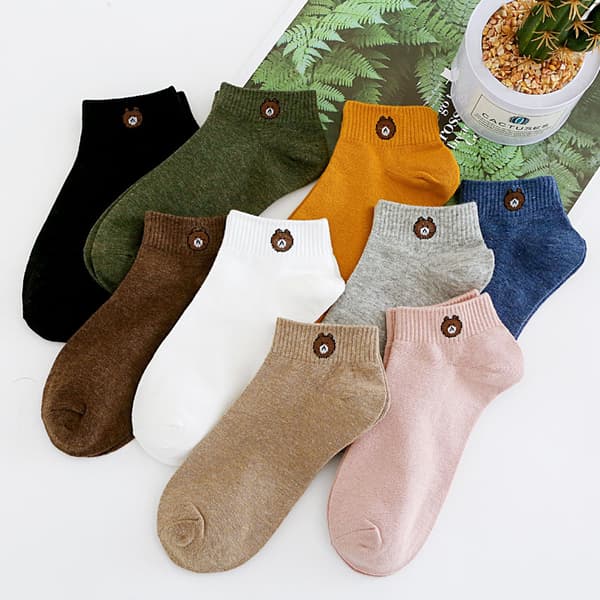 Par af søde sokker efterår og vinter jakker varme fluffy damesocks (farven på hovedbilledet er tilfældig)