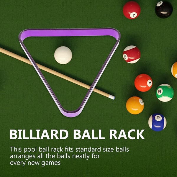 Bord Billard Rack Trekant Billard Rack Billard Kugleholder Mini Bord Pool Kugler Rack
