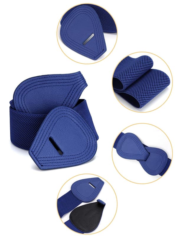Elastisk midjebånd for kvinner, 8-formet sammenlåst elastisk midjebånd