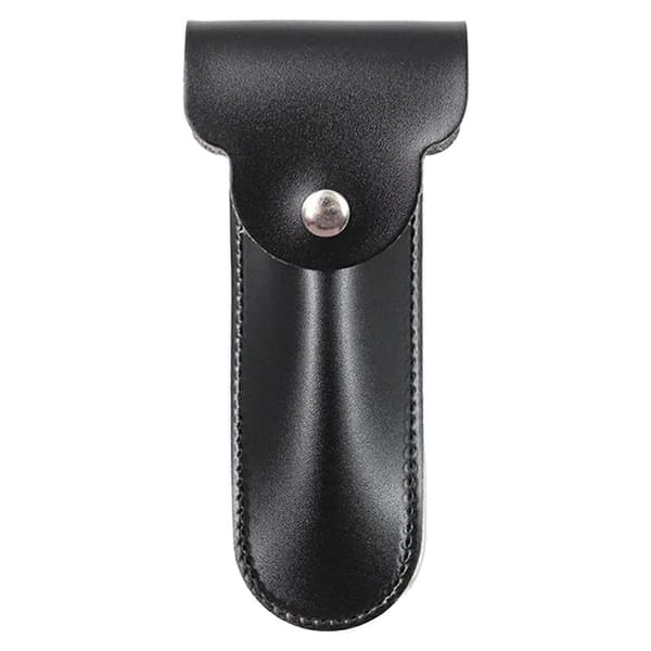 Barberhøvel Etui Deksel Barberpose Holder Svart